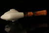 Our Best Friend Dog Block Meerschaum Pipe with custom CASE 11326