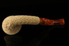 Meerschaum Pipe - Aspen - Hand Carved with custom case 11471