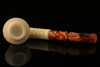 Meerschaum Pipe - Aspen - Hand Carved with custom case 11471