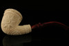 Topkapi  Block Meerschaum Pipe Hand Carved with custom case 11518