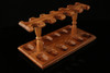 Wood 12-Pipe Rack Open Teak