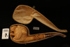 Tiger Hand Carved Block Meerschaum Pipe  by Kenan with custom case 12163