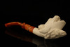 Baby Shark Meerschaum Pipe Carved by I. Baglan with custom case 12270