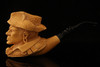 Pirate of Caribbean Meerschaum Pipe Hand Carved by Kenan with custom case 12295