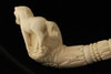 HORSE Hand Carved Block Meerschaum Pipe comes in a fiited case 1461