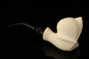 srv Premium - Artistry - Block Meerschaum Pipe with custom case 12464