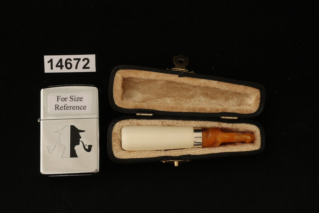cool cigarette holders Meerschaum Cigarette Holder with fitted case 14672