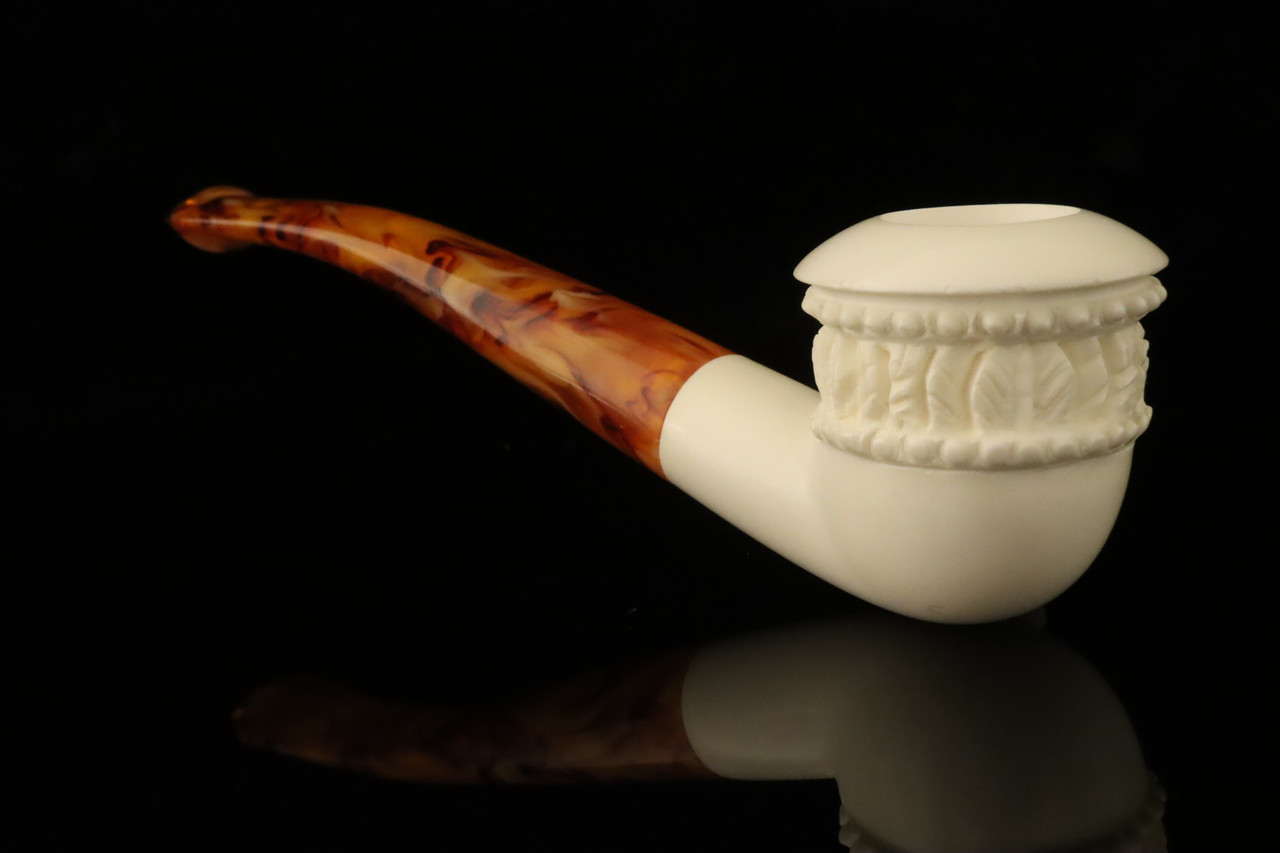 Topkapi Calabash Block Meerschaum Pipe with pouch
