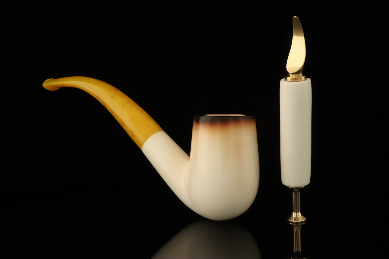 lee's tobacco Pipe by Lee Limited Edition Smooth Bent Billiard (Three Star) Pipe Who let the girls out