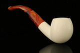 srv - Apple Block Meerschaum Pipe with fitted case M4066