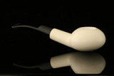 srv Premium - Diplomat Block Meerschaum Pipe by Tekin with fitted case M4071