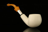 srv Premium - Prince Block Meerschaum Pipe by Tekin with fitted case M4074
