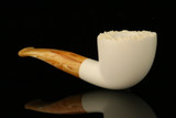 srv Premium - Freehand Block Meerschaum Pipe with fitted case M4093