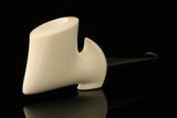 srv Premium - Freehand Self Sitter Block Meerschaum Pipe with fitted case M4096
