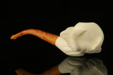 srv - Eagle's Claw Block Meerschaum Pipe with fitted case M4131