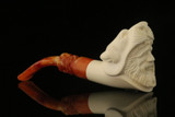 srv - Hercule Block Meerschaum Pipe with fitted case M4133