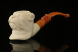 srv - Bulldog Block Meerschaum Pipe with fitted case M4140