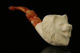 srv - Wolf Block Meerschaum Pipe with fitted case M4147