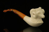 srv - Ram Block Meerschaum Pipe with fitted case M4148