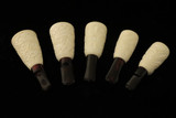 srv - Carved Meerschaum Cigar Holder Set with case 40 to 60 rings M4627