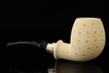 IMP Meerschaum Pipe - Sumela - Hand Carved  9 mm Filter Pipe with case i2724