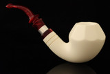 IMP Meerschaum Pipe - Ruby - Hand Carved with fitted case i2728