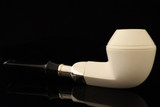 srv Premium - Squad Bulldog Block Meerschaum Pipe with fitted case 15871