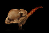 srv - Eagle's Claw Block Meerschaum Pipe by Kenan with fitted case M4847