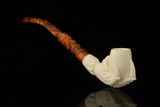 srv - Eagle's Claw Churchwarden Block Meerschaum Pipe with fitted case M4944