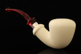 IMP Meerschaum Pipe - Daneli - Hand Carved 9 mm Filter Pipe with case i2782