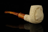 srv - Dragon Block Meerschaum Pipe with fitted case M4989