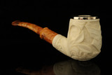 srv - US Air Force Block Meerschaum Pipe with fitted case M4992