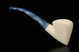 Ocean Wave Block Meerschaum Pipe with pouch M5018