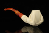 srv - Eagle's Claw Block Meerschaum Pipe with fitted case M5043