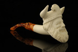 srv - Viking Block Meerschaum Pipe with fitted case M5046