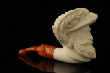srv - Cavalier Block Meerschaum Pipe with fitted case M5086