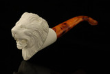 Lion Block Meerschaum Pipe with pouch M5186
