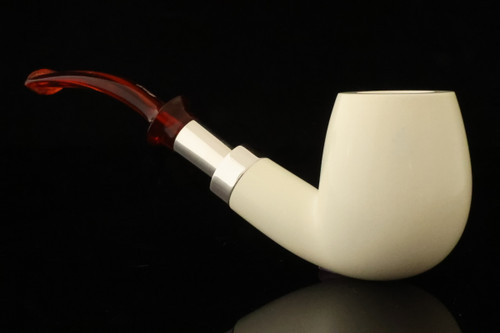 IMP Meerschaum Pipe - Bostonian  - Hand Carved with fitted case i2667