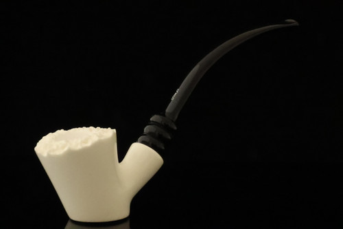 IMP Meerschaum Pipe - Plateau - Churchwarden with fitted case i2670