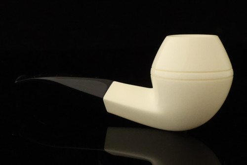 IMP Meerschaum Pipe - Bulldog - Hand Carved with fitted case i2672