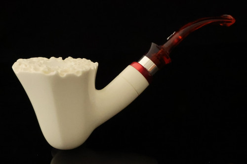 IMP Meerschaum Pipe - Aspen - Hand Carved with fitted case i2677