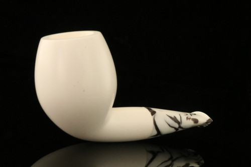 srv - Devil Anse Nose Warmer Block Meerschaum Pipe with fitted case M4343