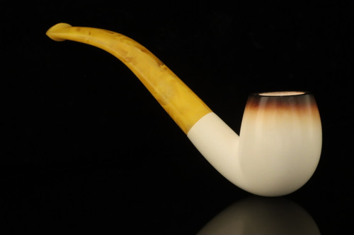 srv - Lee Van Cleef Block Meerschaum Pipe with fitted case M4630