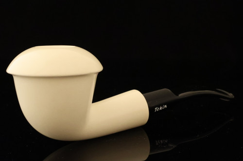 srv Premium - Calabash Block Meerschaum Pipe by Tekin with case 15835
