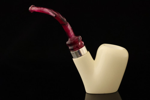 IMP Meerschaum Pipe - Sitting oom Paul - Hand Carved with fitted case i2730