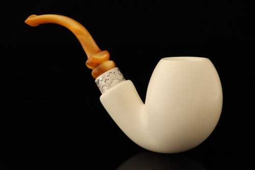 IMP Meerschaum Pipe - Lokum - Hand Carved with fitted case i2731