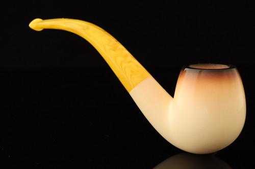 srv - Lee Van Cleef Block Meerschaum Pipe with fitted case 15850