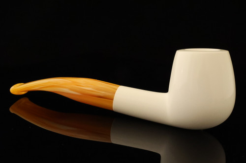srv Premium - Prince Block Meerschaum Pipe with fitted case 15861