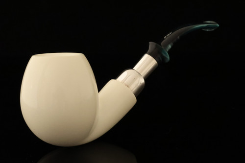 IMP Meerschaum Pipe - Tolman - Hand Carved with pocket case i2749