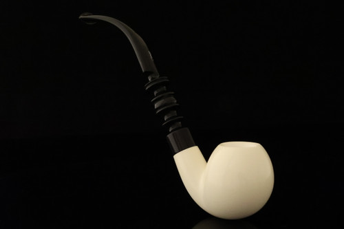 IMP Meerschaum Pipe - Apple - Churchwarden with fitted case i2750